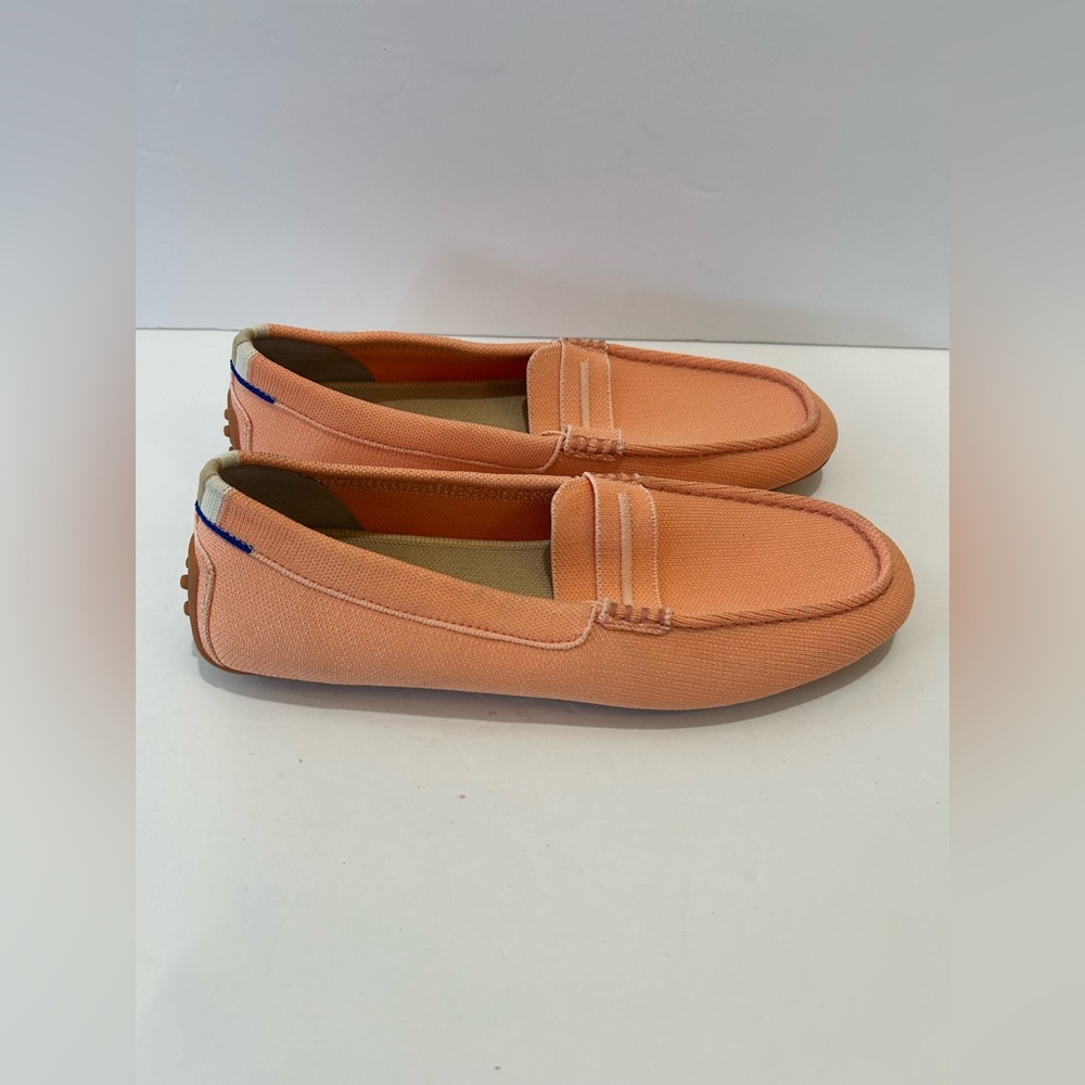 Rothy’s The Driver Loafer Flat Slip On Peach Size W12